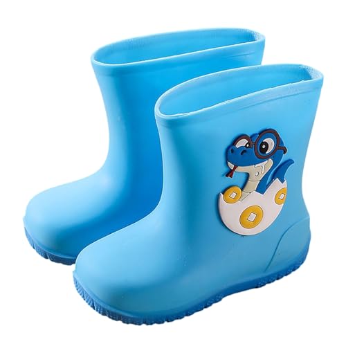 Kinder Gummistiefel Mädchen Anti-Rutsch Verstellbare Wasserschuhe Verstellbare Outdoor Halbhoch Anti-Rutsch Leichte Boots für 2-10 Jahre Kinder von Generic