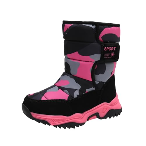 Kinder Gummistiefel Mädchen Anti-Rutsch Weiche Sohle Regenschuhe Regenzeit Verstellbare Wasserschuhe Verstellbare Wasserdicht Boots Für Stadt Land Stiefel von Generic