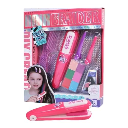 Kinder-Haarfärbe-Spielset, Kinder-Haarfärbestift-Set, Waschbares Haarfärbeset Play Hair Chalk, Mehrfarbige simulierte Spielzeuge, die vortäuschen, Haar-Make-up für Mädchen zu machen von Generic