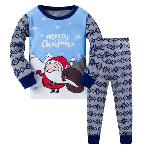 Kinder Jungen Schlafanzug Langarm Baumwolle Winter Pyjama Set Dinosaurier Traktor Bagger Weltraum Planeten Zweiteiliger Nachtwäsche Kinder Jungen Schlafanzug Langarm Baumwolle Pyjama Set Jungen von Generic