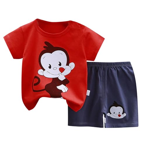 Kinder Kurzarm Set Reine Baumwolle Mädchen Sommer Kleidung Junge T Shirt Baby Baby Kleidung Kinder Kleidung Outfit Set Herren von Generic