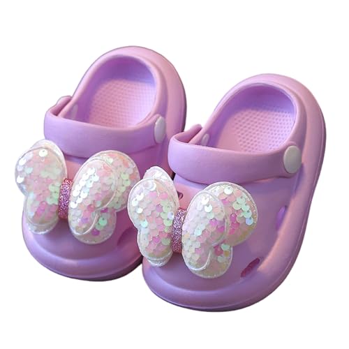 Kinder Mädchen Clogs & Pantoletten mit Glitzer-Schleifen Freizeit Weiche Sohle Sommer Hausschuhe Atmungsaktiv Lässige Badelatschen Bequemes rutschfest Slippers Kinderhausschuhe Kinder Mädchen Clogs & Pantoletten mit Glitzer-Schleifen Freizeit Weiche Sohle Sommer Hausschuhe Atmungsaktiv Lässige Badelatschen Bequemes rutschfest Slippers Kinderhausschuhe von Generic