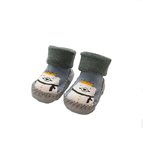 Kinder Plüsch Winter Hausschuhe- Pantoffeln Flauschig Mädchen Junge slippers Kindergarten hallenschuhe Rutschfeste kinderschuhe Kleinkind Kuschelschuhe Warm Winterschuhe von Generic