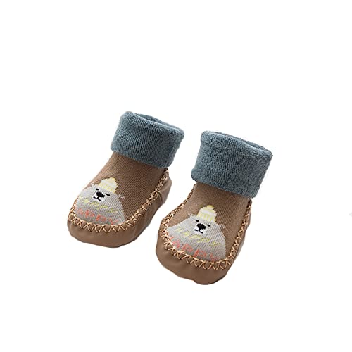 Kinder Plüsch Winter Hausschuhe - slippers Kindergarten Mädchen Junge Pantoffeln Flauschig hallenschuhe Rutschfeste kinderschuhe Kleinkind Kuschelschuhe von Generic