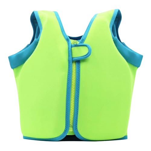 Kinder Schwimmweste - Jungen Mädchen Schwimmen Jacke Kleinkind Schwimmen Floating Neopren Schwimmweste für 1–12 Jahre (001 Grün, 6–9 Jahre) von Generic