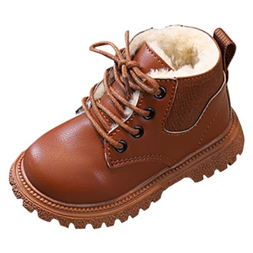 Kinder Winter Barfußschuhe - Breiter Zehe Wanderschuhe Frühling Weichsohlen Leder Kampfstiefel Winterschuhe Mädchen Kinder Winterstiefel Outdoor rutschfeste Winterschuhe Kinder Winter Barfußschuhe - Breiter Zehe Wanderschuhe Frühling Weichsohlen Leder Kampfstiefel Winterschuhe Mädchen Kinder Winterstiefel Outdoor rutschfeste Winterschuhe von Generic
