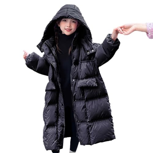 Kinder Winterjacke Mädchen Winterparka Jungen Mit Fellkapuze Warme Parka Outdoor Wintermantel Jacken+für+mädchen Jacke Winter Teenager Daunenjacke Mit Fellkapuze von Generic