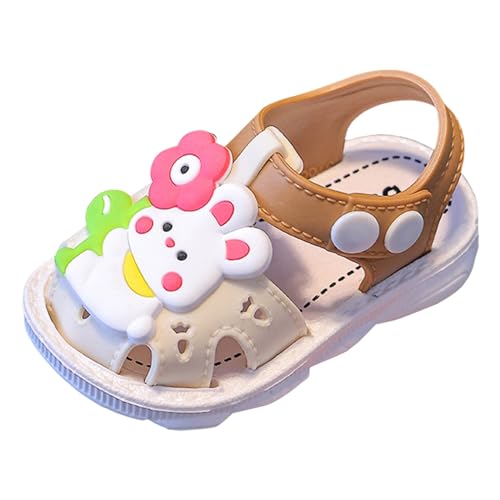 Kinderschuhe bequeme flache Sandalen modische Zehenbedeckung Kinder- Kleinkindschuhe Strandsandalen Erste Schuhe Baby Junge von Generic