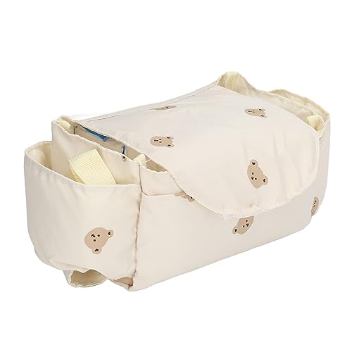 Generic Kinderwagen-Reisetasche, Klassische, Verschleißfeste Kinderwagentasche, Tragbar, Großes Fassungsvermögen Im Freien für Kleine Gegenstände für Windeln (Beige), Generic92myqxadgi-12 von Shanrya