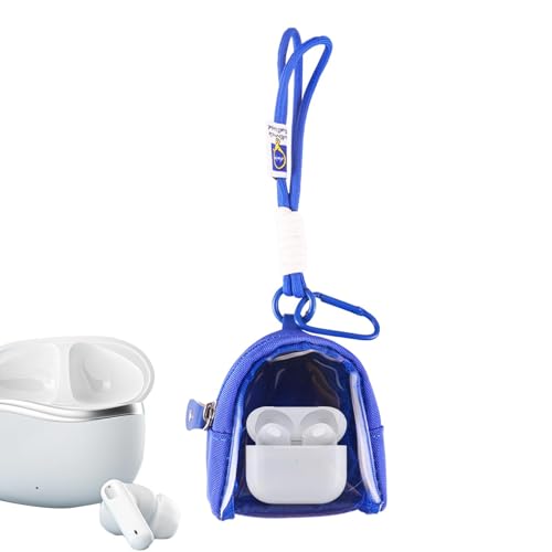 Klarsichttasche für Figur, Klarsichtpuppen-Displaytasche | Tragbare Figuren-Displaytasche,Staubdichte Geldbörse zur Aufbewahrung von Münzen, Figuren-Display-Tasche mit Reißverschluss, Schlüsselband fü von Generic