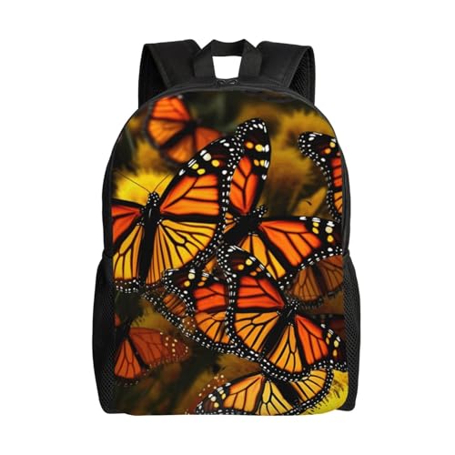 Klassischen Daypack Monarchfalter Wanderrucksack Unisex Rucksäcke Für Schule, Universität, Büro, 42X32X14Cm Klassischen Daypack Monarchfalter Wanderrucksack Unisex Rucksäcke Für Schule, Universität, Büro, 42X32X14Cm von Generic