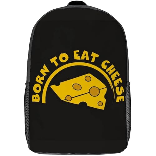 Klassischen Wanderrucksack Käseliebhaber Backpack Multifunktion Rucksack Für Geschenk, Schule, Job, 42X32X14Cm von Generic