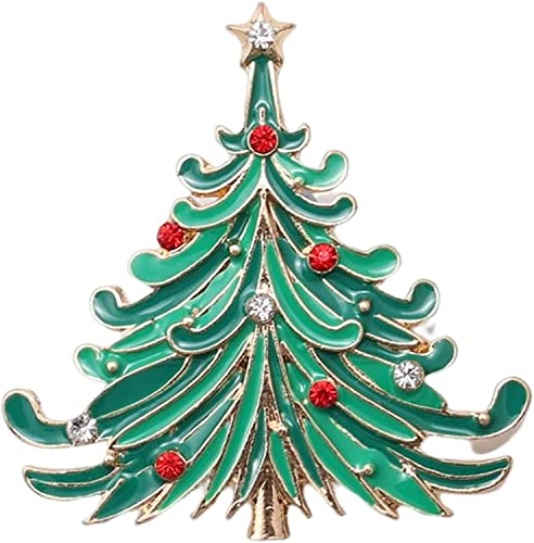 Kleidung Brosche Exquisite Dekoration Weihnachtsbaum Brosche Pin Party Schmuck von Generic