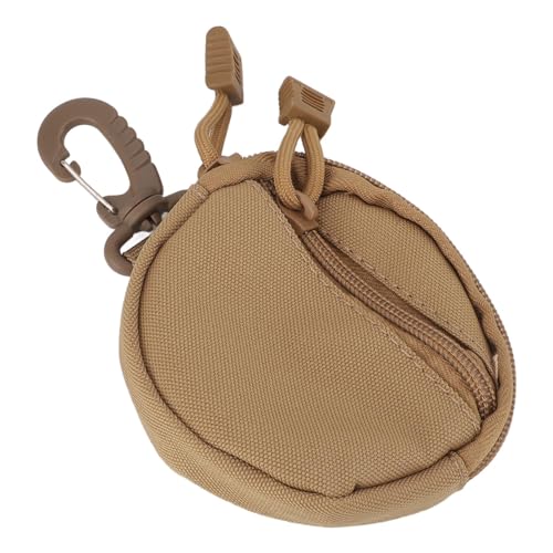 Kleine Ausrüstungstasche, Modische, Langlebige, Kompakte Sport-Münztasche aus Segeltuch für Herren Im Freien (Khaki) von Generic