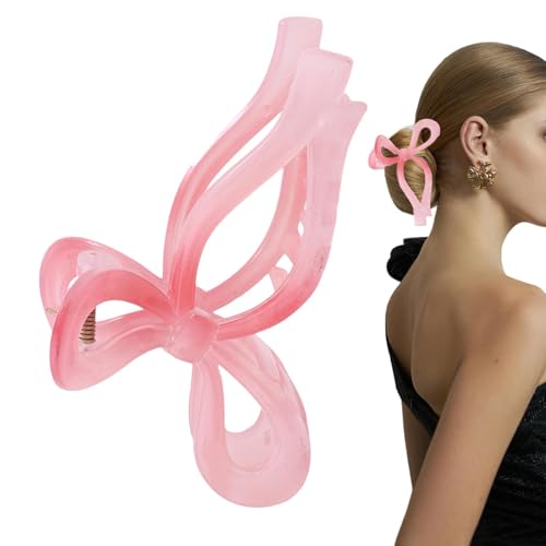 Kleine Haarspangen für Frauen – Haarschleifen-Clip für dickes Haar | Modische rutschfeste Haarspangen für Mädchen, tragbare Haarspangen, elegante Haar-Accessoires für Fans von Generic