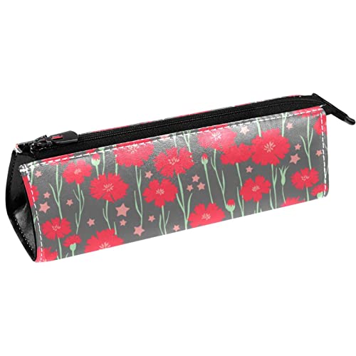 Kleine Kosmetiktasche, Elegante Make up Taschen, Reißverschlusstasche, Geschenke für Frauen, Reise wasserdichter Kulturbeutel Zubehör Organizer,Blumengrau der rosa Gartennelken Blumen Mutter Tages von Generic