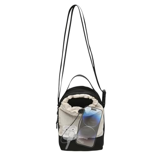 Kleine Kreuzbodytasche - Modische Umhängetasche Elegante Seitentasche Lässige Schultertasche | Kleine Handytasche Mit Schnürverschluss Funktionale Handy Bauchtasche Mit Kartenfächer Für Reisen Alltag von Generic