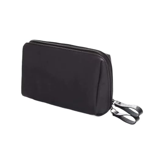 Kleine Make-up-Tasche aus Nylon for Frauen mit separater Tasche, Reise-Kosmetiktasche(Black) von Generic