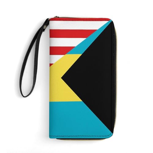 Kleine Münzbörse Amerika Bahamas Flagge Verschluss Geldbörsen Niedliche Kartenetui Tragbare Geldbörse Für Tochter, Freund, Mutter von Generic