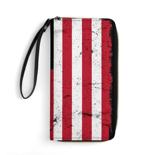 Kleine Münzbörse Vintage Amerika Flagge Verschluss Geldbörsen Vintage Design Portemonnaie Lustige Geldtasche Für Frauen, Mädchen, Kinder von Generic