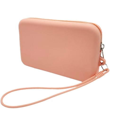 Kleine Münztasche, Geldbörse für Herren mit großem Fassungsvermögen, Silikongeldbeutel, Reißverschlussbeutel mit Seil für Münzen, Münzen, Münzbeutel, kaki, Se référer au descriptif, Siehe Beschreibung von Generic