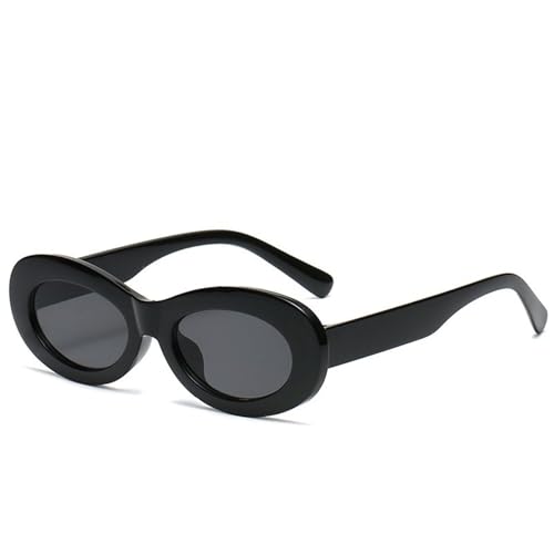 Kleine Rahmen Herren Outdoor Sonnenbrille Urlaub Damen Pendler Fahrer(Black) von Generic
