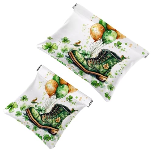 Kleine Tasche Kosmetiktasche, Quetschen Top Reise Make-up Tasche für Brieftasche, kein Reißverschluss selbstschließend Mini Make-up Tasche für Frauen Mädchen, goldene Libellen auf schwarzem von Generic