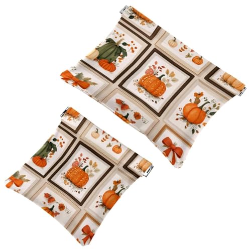 Kleine Tasche Kosmetiktasche, Squeeze Top Reise Make-up Tasche für Brieftasche, kein Reißverschluss selbstschließend Mini Make-up Tasche für Frauen Mädchen, Kunst Schmetterling, Multi 05, 7.1x5.8 von Generic