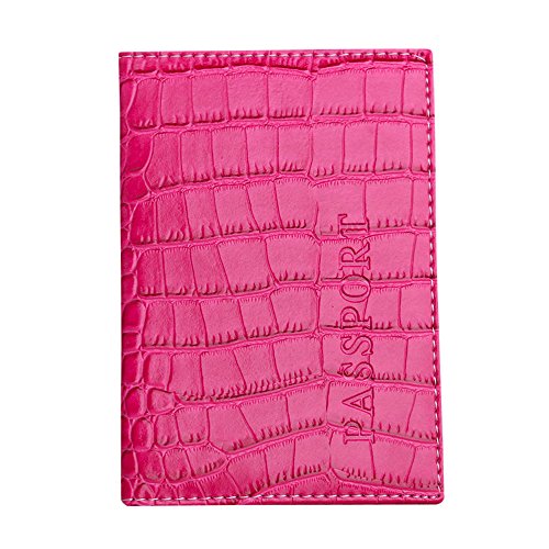 Kleine Taschen Damen Mit Kette Business Protective Wlet Card Soft Cover Halter Leather Passport Passporttasche Schultergurt Für Taschen Kette (Hot Pink, One Size) von Generic