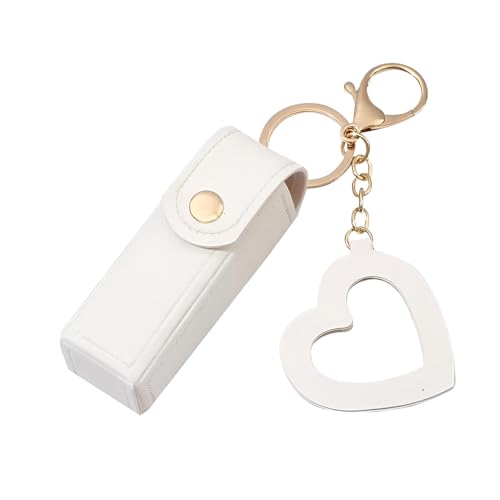 Kleines Etui für Lippenstift, tragbare Kosmetiktasche und Lippenstift-Organizer, Aufbewahrungsbox für Lippenstift, elegantes Reise-Make-up-Etui aus PU-Leder von Generic