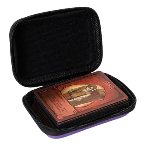 Kleines Reise-Schmuckkästchen, Spielkarten-Deck-Etui, Karten-Mini-Box, Sammelkoffer, Aufbewahrungs-Organizer, leere Aufbewahrungsbox für Karten (zufällige Farbe, 1 Stück) von Generic