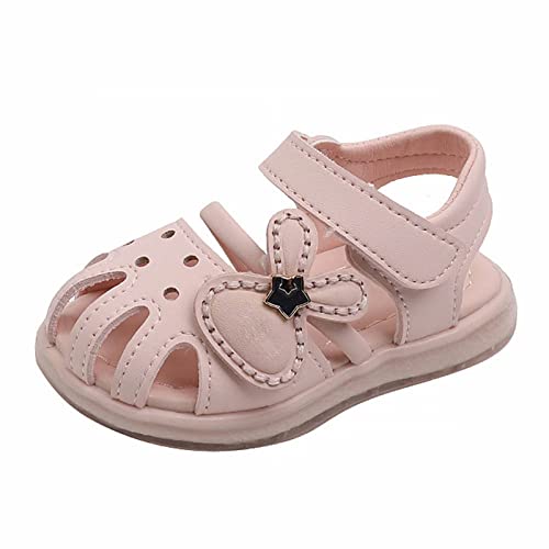 Kleinkind Baby Mädchen Schuhe Atmungsaktive Schuh Dew Toe Schuh Tasche Sandalen Mädchen Sandalen Baby Weiche Überschuhe Sandalen Für 0 bis 2 Jahre Jungen Schuhe 28 Frühling (new4-Red, 24 Toddler) von Generic