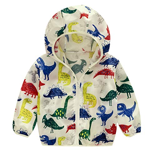 Kleinkind Junge Mädchen Winterjacke Kapuzenjacke Regenjacke Übergangsjacke Jungen Wanderjacke Baby Reißverschluss Winddichte Mantel wasserdichte Jacke Mit Kapuze Trench Leichte (A-Red, 3-4 Years) von Generic