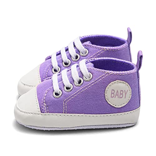 Kleinkind Schuhe Junge Schuhe Jahr zur Verfügung einzige Kleinkind Schuhe weich 01 Baby alte Farben Baby 9 innen Baby Boots (Purple, 22 Toddler) von Generic