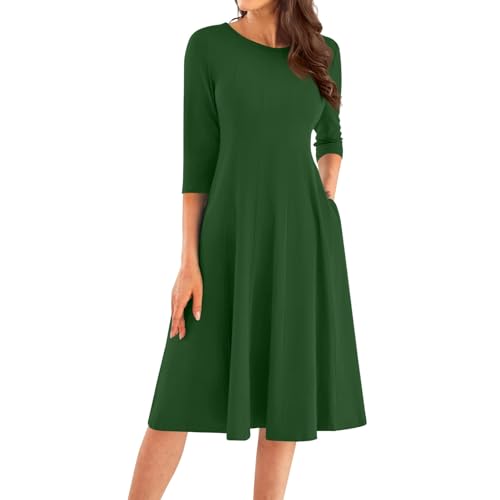 Knielanges Kleid A Linie Kleid Midi Damen Midi Kleid Sommerkleid Damen Leicht Midi Winterkleid Damen Lang Shirtkleid Lang Strandkleid Midi Sommerkleid Midi Damen Kleid Langarm Knielanges Kleid A Linie Kleid Midi Damen Midi Kleid Sommerkleid Damen Leicht Midi Winterkleid Damen Lang Shirtkleid Lang Strandkleid Midi Sommerkleid Midi Damen Kleid Langarm von Generic