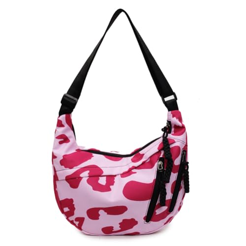 Knödel Crescent Bag Crossbody große Kapazitätsschulter -Handtaschen for Frauen im Freien for Reiseboten verwenden Leinwand von Generic