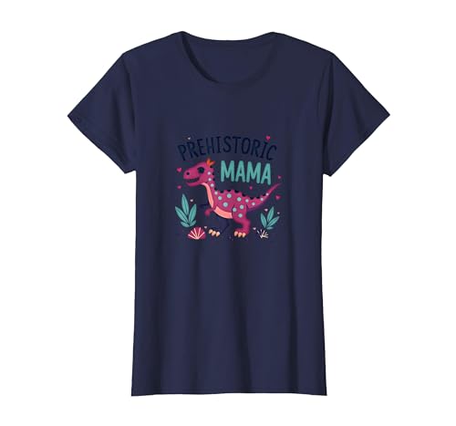 Königin der Dinosaurier: Verspielte prähistorische Ermächtigung T-Shirt, Damen, Marineblau, XS von Generic