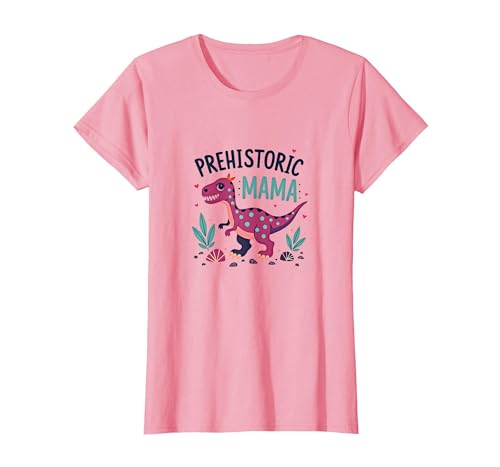 Königin der Dinosaurier: Verspielte prähistorische Ermächtigung T-Shirt, Damen, Rosa, XL von Generic