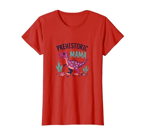 Königin der Dinosaurier: Verspielte prähistorische Ermächtigung T-Shirt, Damen, Rot, XS von Generic