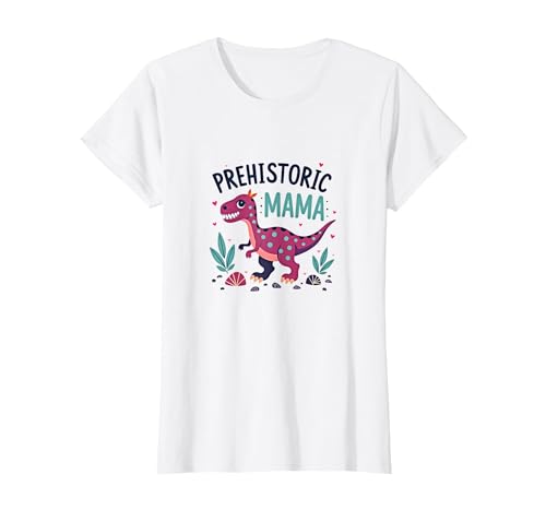 Königin der Dinosaurier: Verspielte prähistorische Ermächtigung T-Shirt, Damen, Weiß, S von Generic