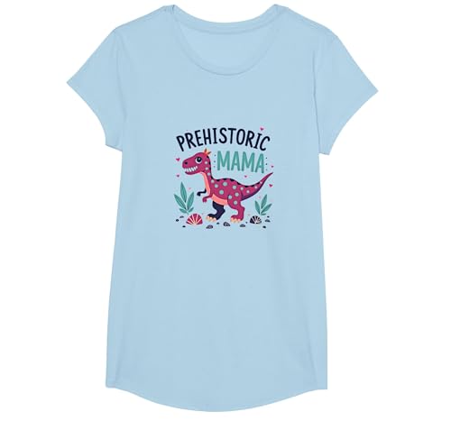 Königin der Dinosaurier: Verspielte prähistorische Ermächtigung T-Shirt, Girls, Himmelblau, S von Generic
