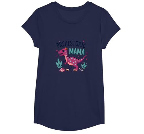Königin der Dinosaurier: Verspielte prähistorische Ermächtigung T-Shirt, Girls, Marineblau, XS von Generic