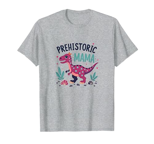 Königin der Dinosaurier: Verspielte prähistorische Ermächtigung T-Shirt, Herren, Grau Meliert, XL von Generic