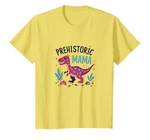 Königin der Dinosaurier: Verspielte prähistorische Ermächtigung T-Shirt, Kinder, Gelb, 140 von Generic