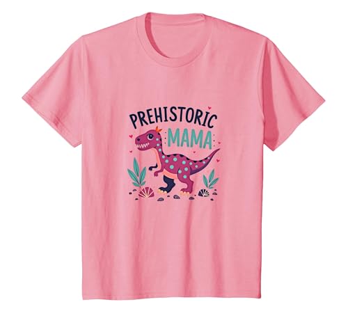 Königin der Dinosaurier: Verspielte prähistorische Ermächtigung T-Shirt, Kinder, Rosa, 98 von Generic