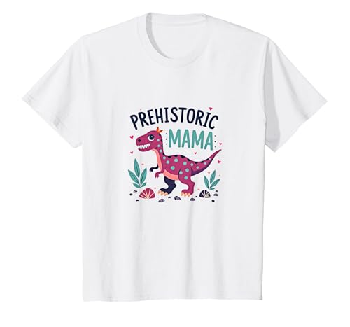 Königin der Dinosaurier: Verspielte prähistorische Ermächtigung T-Shirt, Kinder, Weiß, 104 von Generic