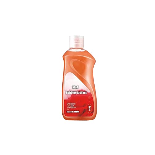 Körperpeeling-Gel zur Reinigung des Rückens, verjüngende Haut, Knetschlamm zur Verbesserung stumpfer Haut, Badetuch 100 ml (Watermelon Red, One Size) von Generic