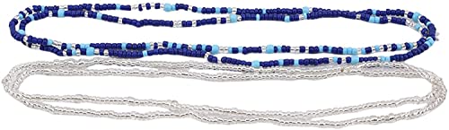 Körperschmuck mit Perlen im Boho-Stil, bunte Bauchperlen, Perlenschmuck, Bekini Strand-Kette, Taillenkette von Generic