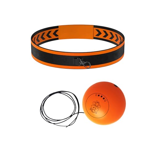 Kopfball -Boxen, Kopf montiertes Kampfkunst Training Speed ​​Ball für Kinder Hochglanz PU Foam Reaktion Magic Ball Boxen Reflexionskugel Stirnband Set | Multifunktionales Accessoires für Sportgeräte f von Generic