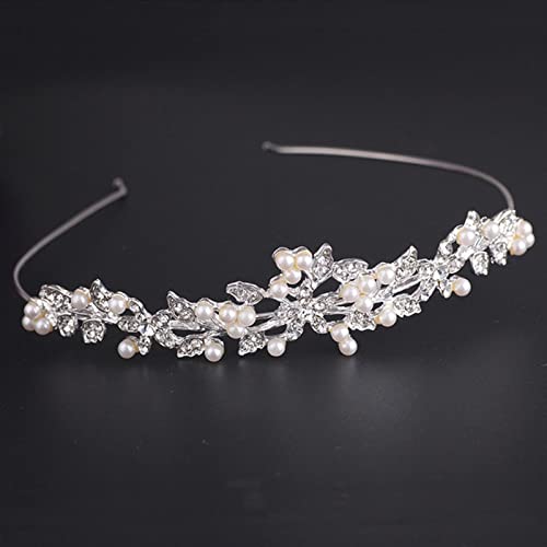 Kopfbedeckungen für die Hochzeit, modische Kopfbedeckungen und Kronen, Stirnband, Damen-Hochzeitskrone, Braut-Accessoires, Schmuck, Stirnband, Hoop-Kopfbedeckung, Haar-Accessoires für die Hochzei von Generic